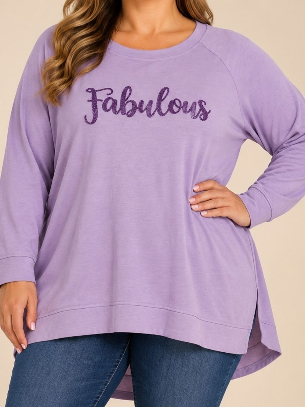 Isaac Mizrahi XXL Lilac Fabulous Meredith Statement Tunic Top NWT